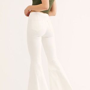 Free People Pants - free people white flare jeans Free People Pants - free people white flare jeans